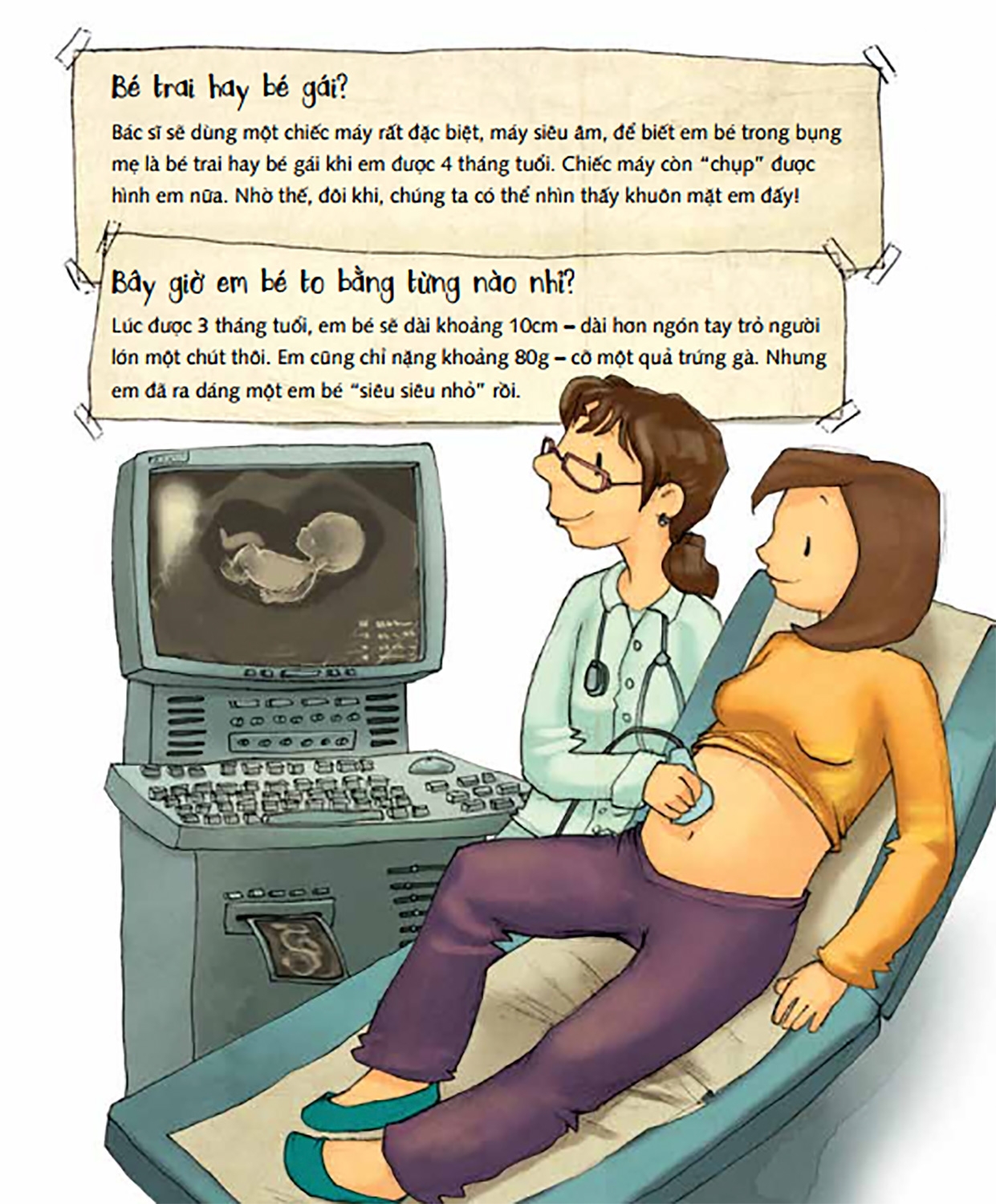 có một em bé trong bụng mẹ