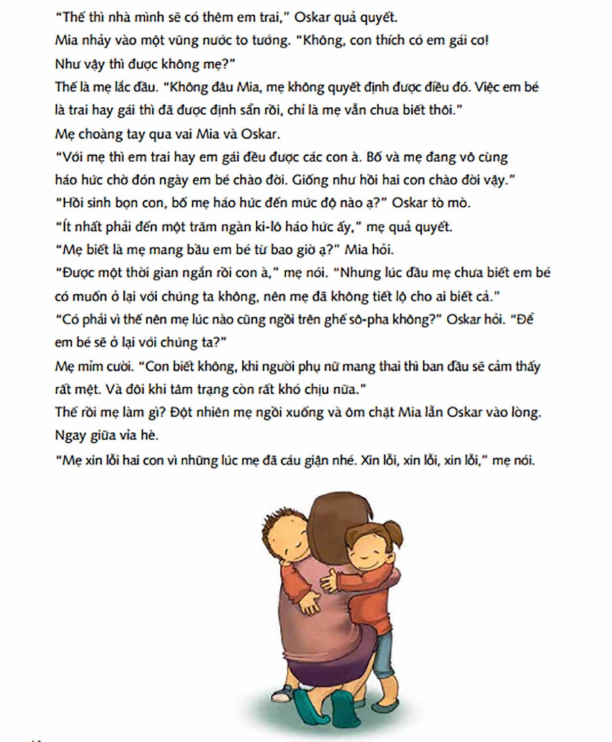 có một em bé trong bụng mẹ