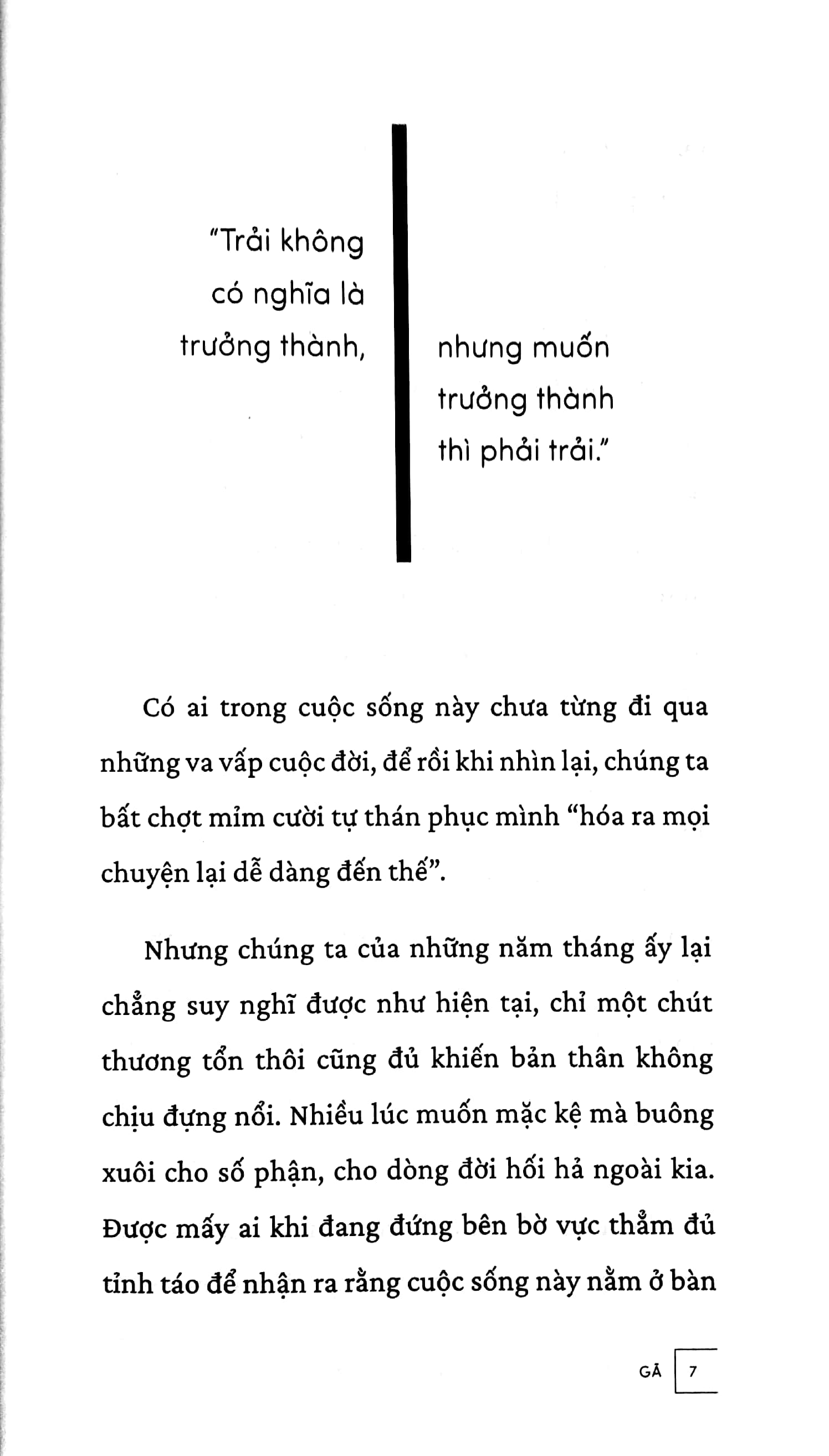 có một nỗi buồn vừa ngang qua đây