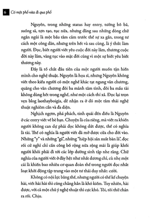 có một phố vừa đi qua phố