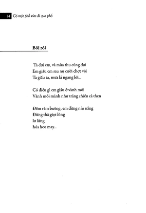 có một phố vừa đi qua phố