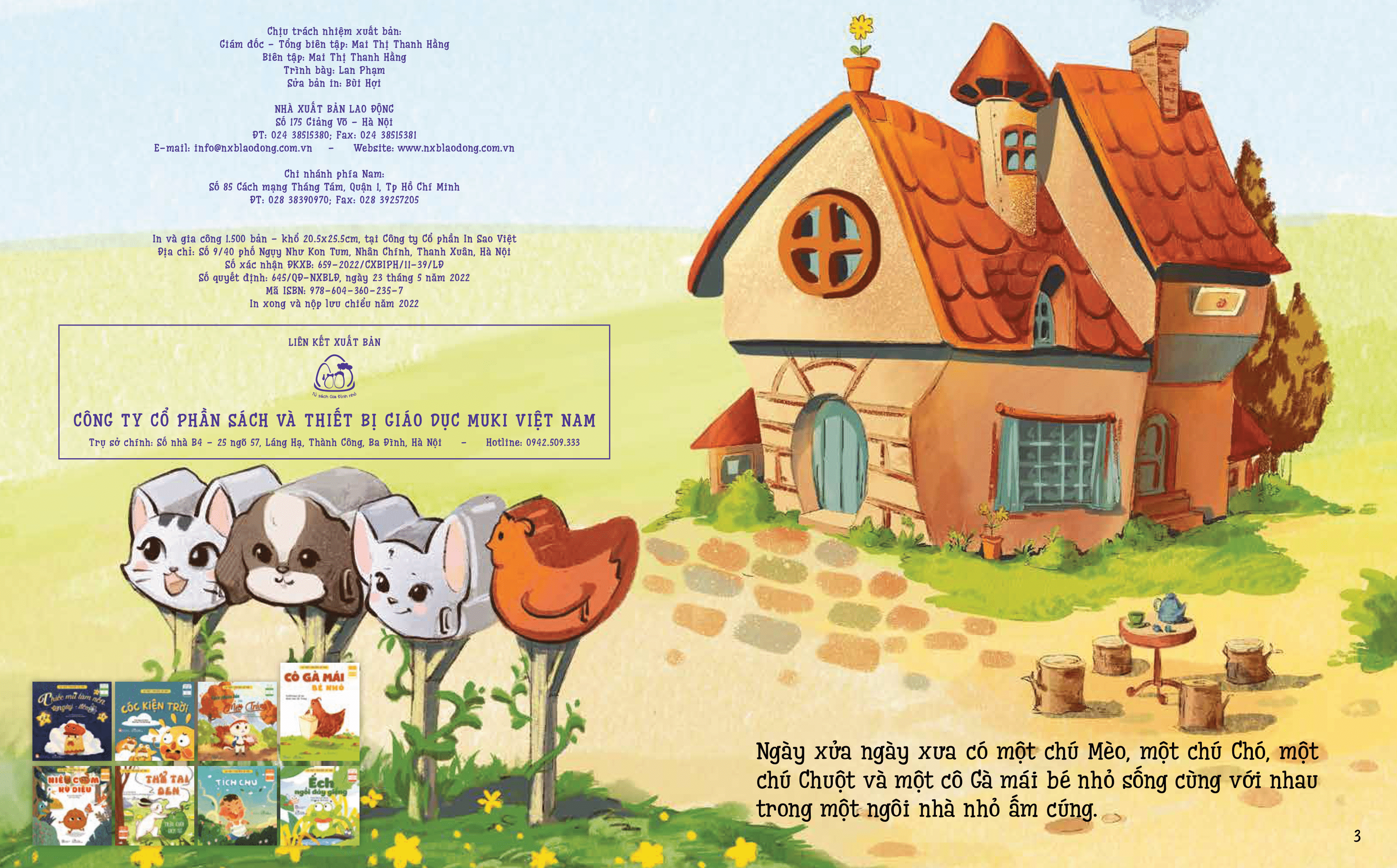 có một truyện cổ mới - cô gà mái bé nhỏ