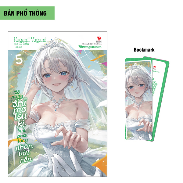 cô nàng shimotsuki trót phải lòng nhân vật nền - tập 5 - tặng kèm bookmark