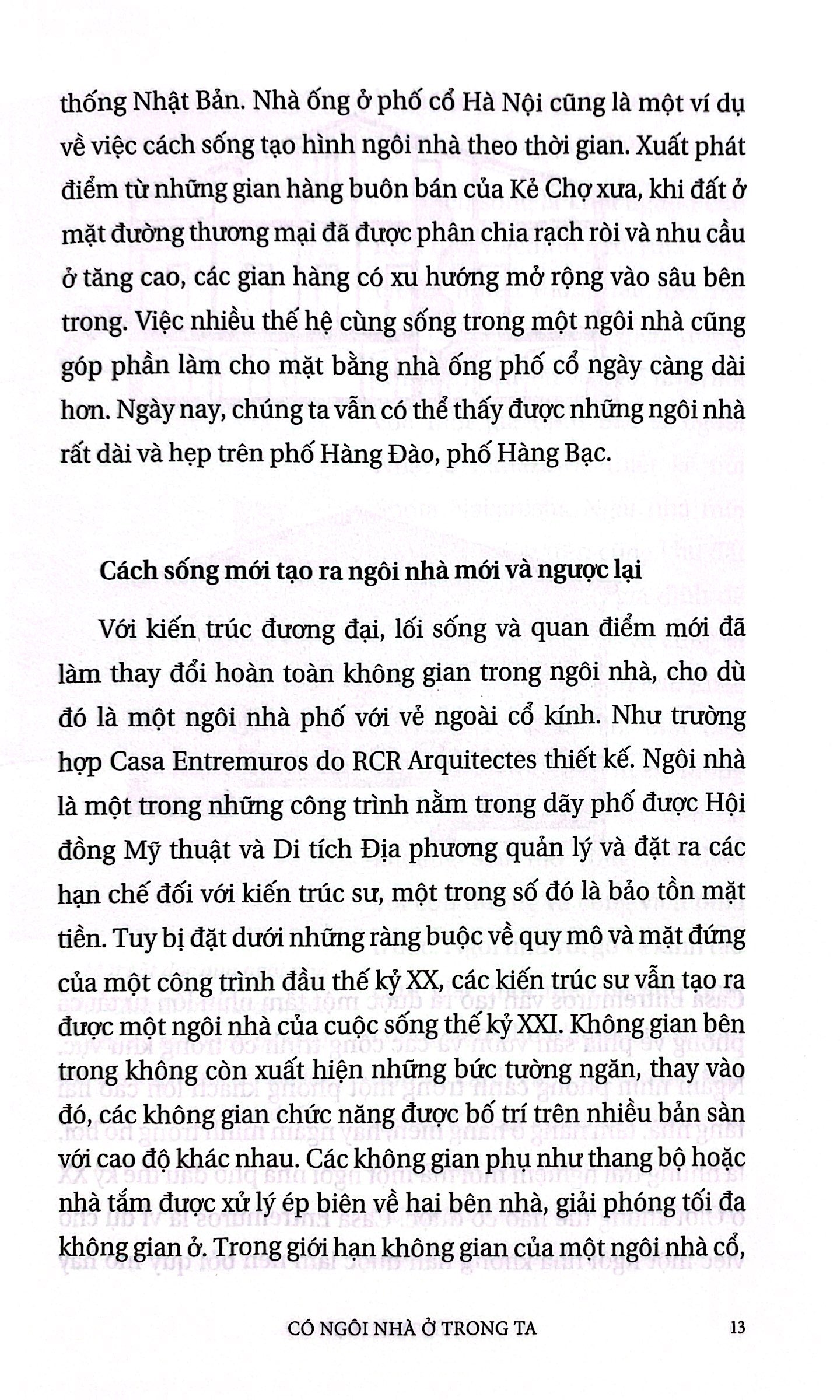 có ngôi nhà ở trong ta