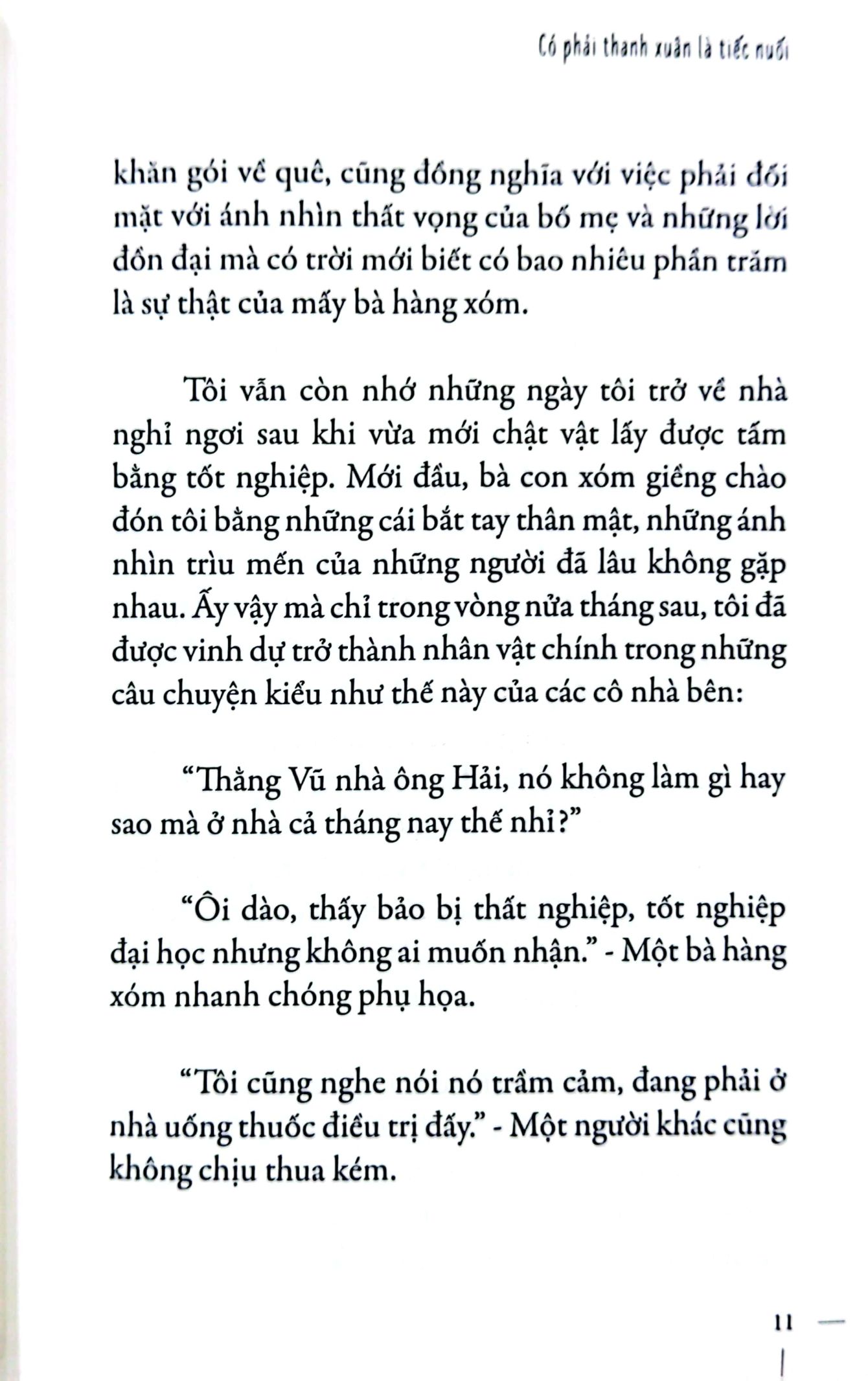 có phải thanh xuân là tiếc nuối