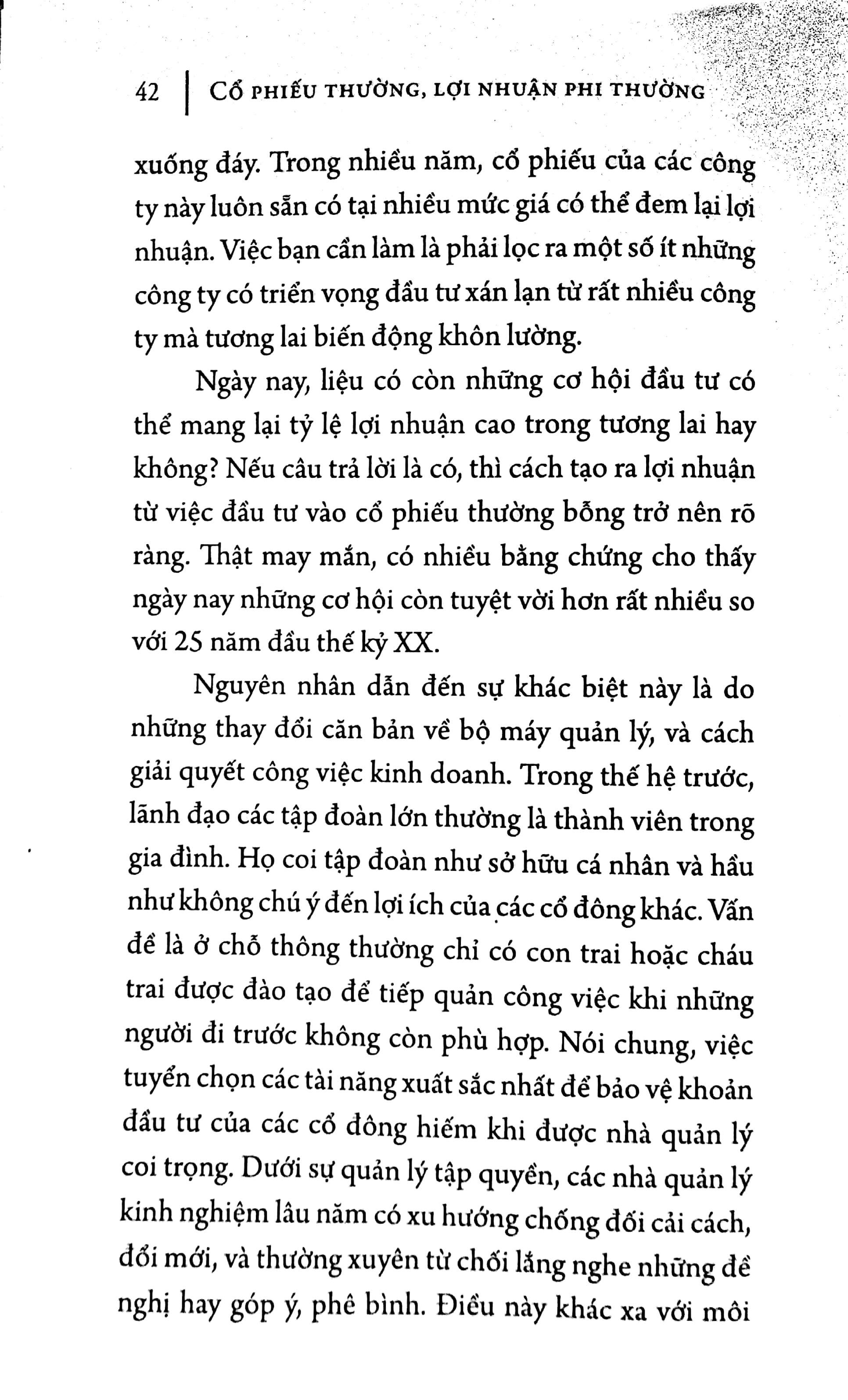 cổ phiếu thường lợi nhuận phi thường (tái bản)