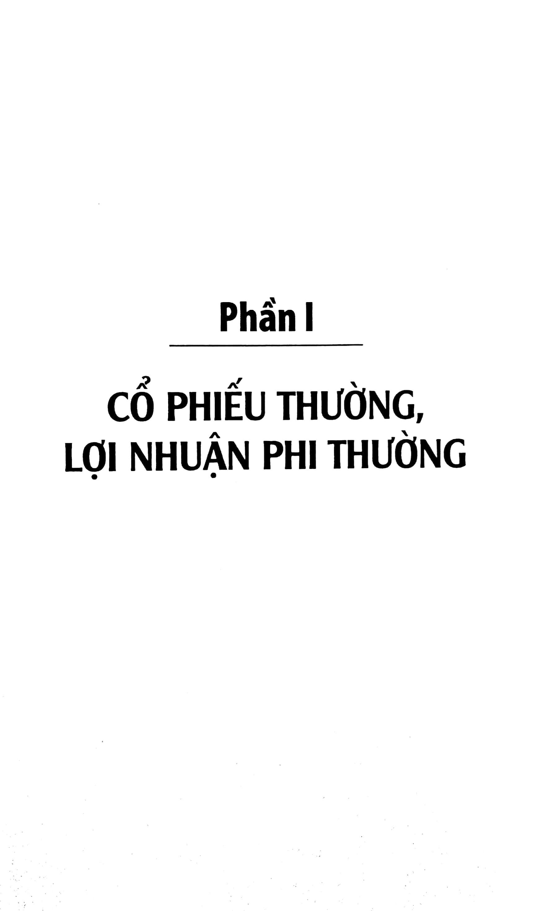 cổ phiếu thường lợi nhuận phi thường (tái bản)