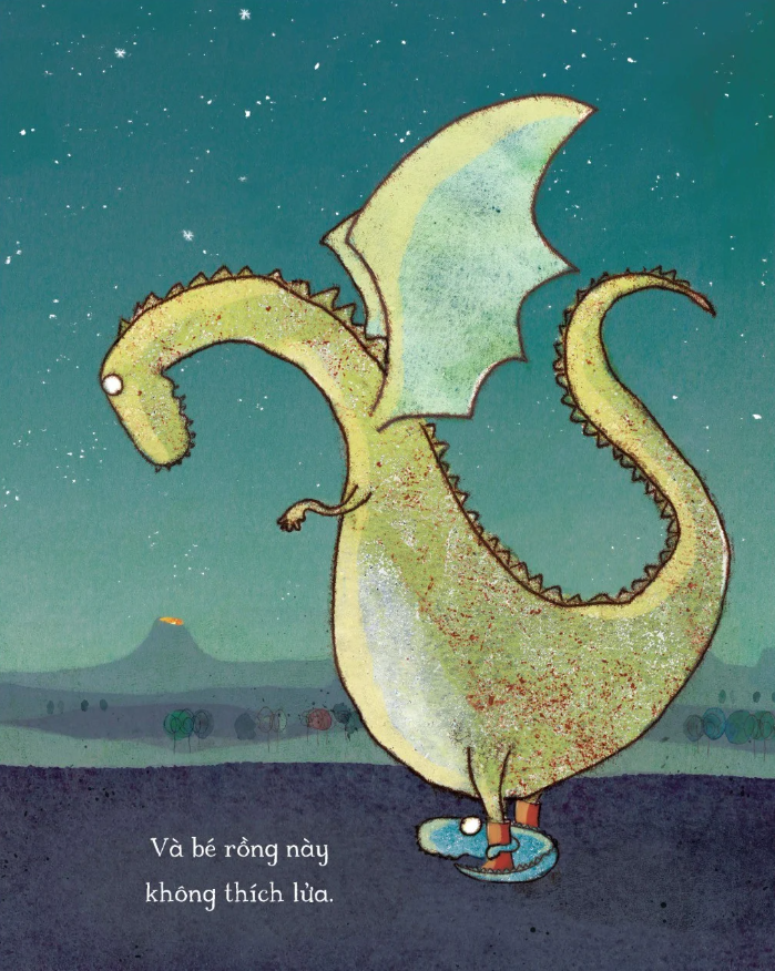 cô rồng không thích lửa