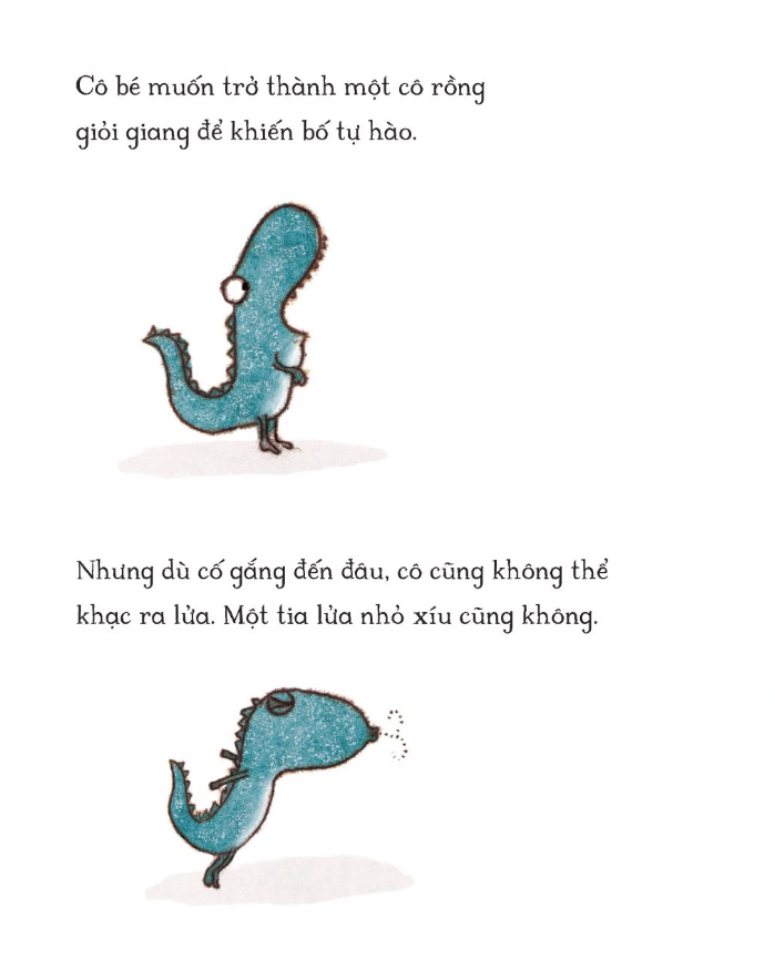 cô rồng không thích lửa