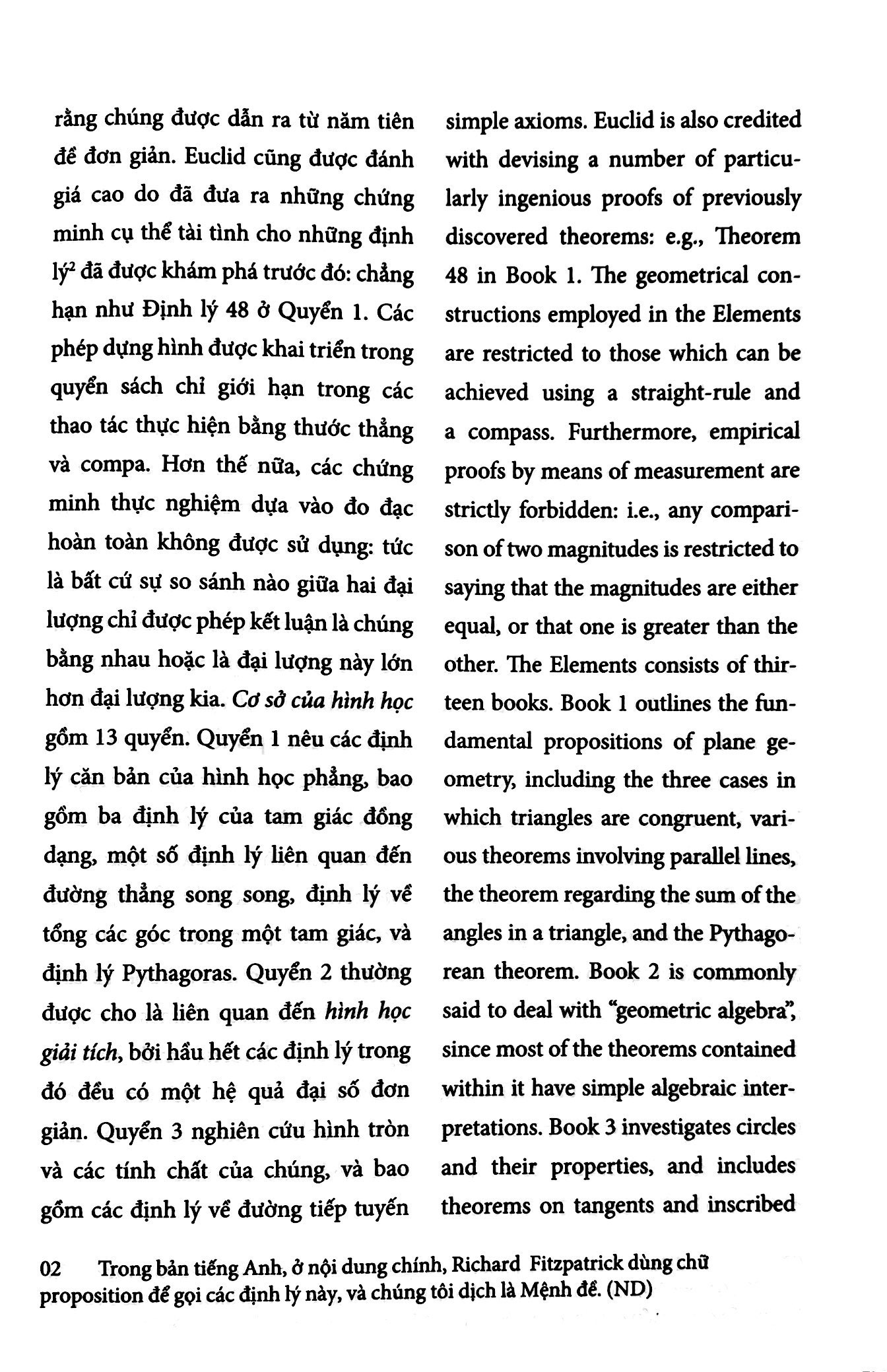 cơ sở của hình học (tái bản 2020)