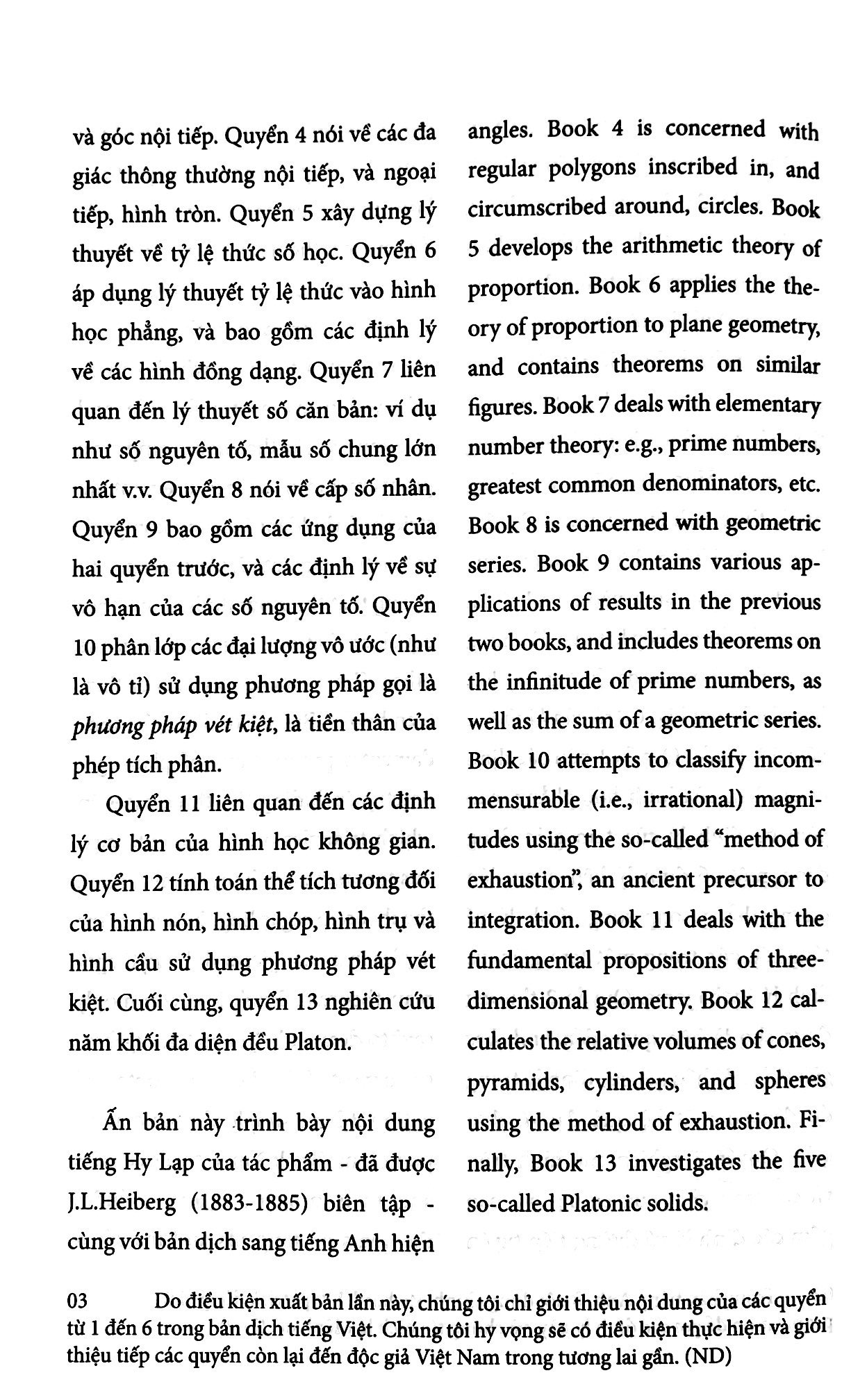cơ sở của hình học (tái bản 2020)