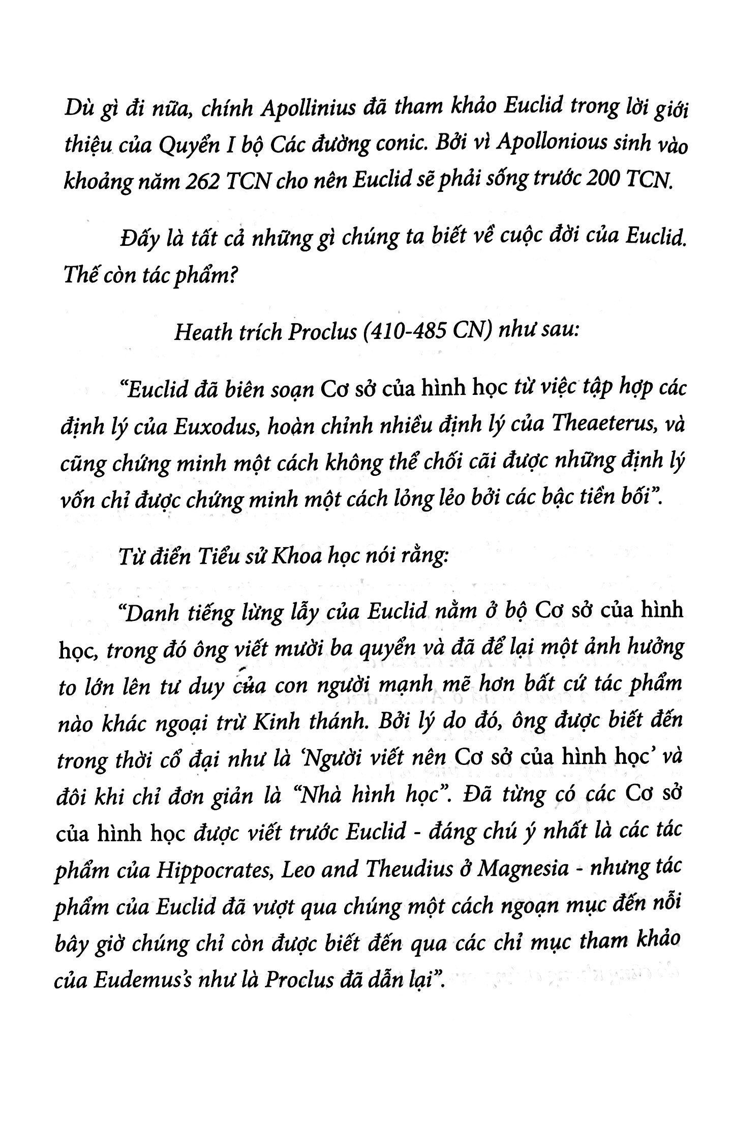 cơ sở của hình học (tái bản 2020)