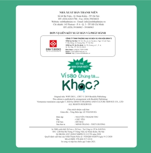 có thể bạn chưa biết - vì sao chúng ta... khóc?