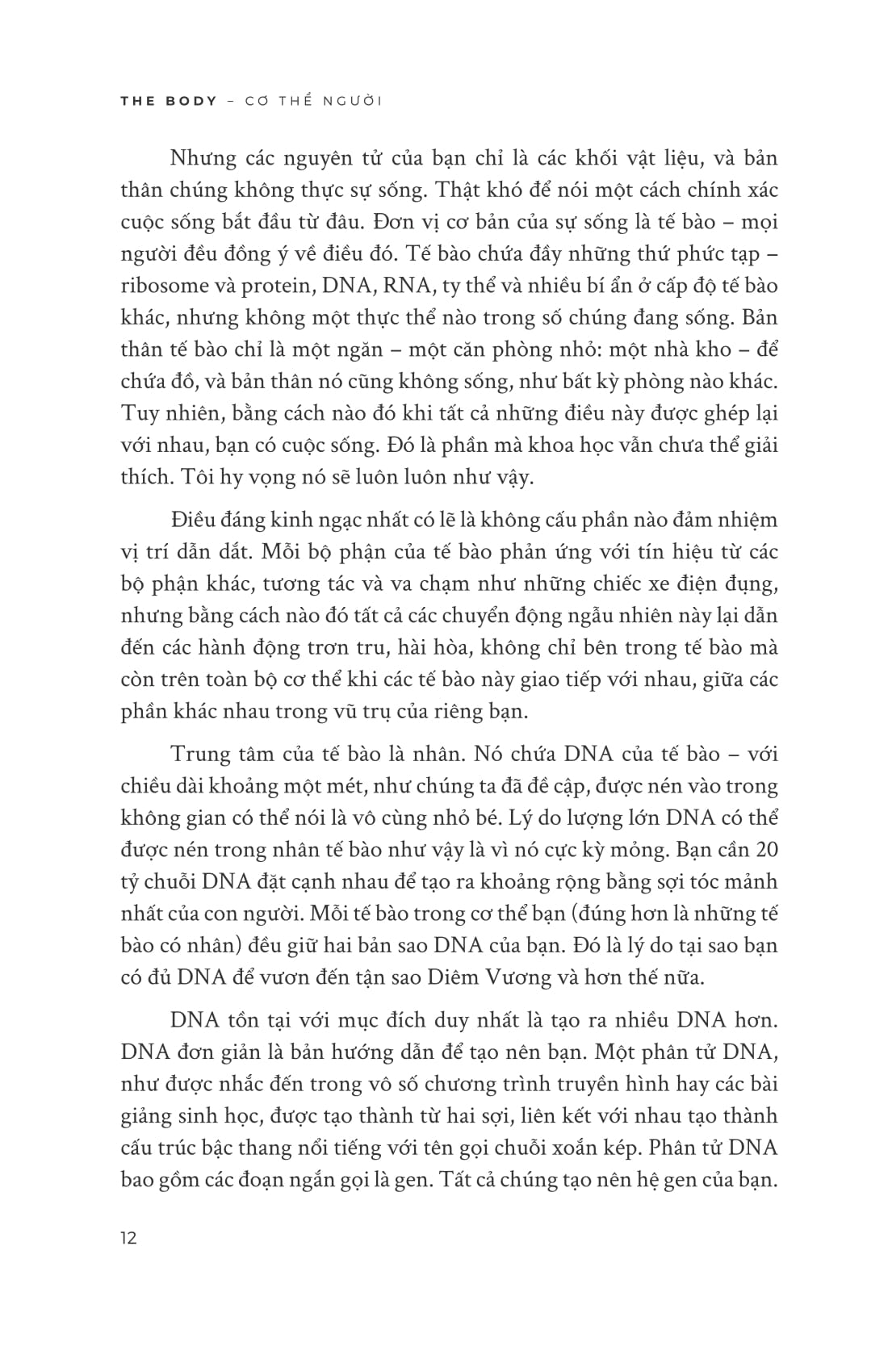 cơ thể người - chuyến du hành đến mọi bộ phận của chúng ta