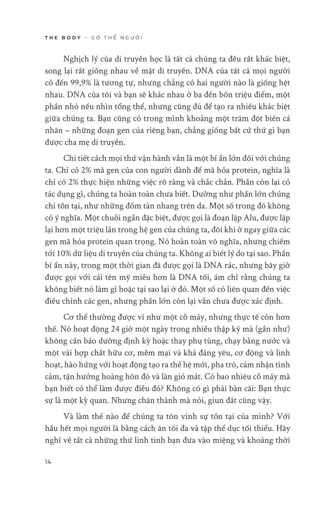 cơ thể người - chuyến du hành đến mọi bộ phận của chúng ta