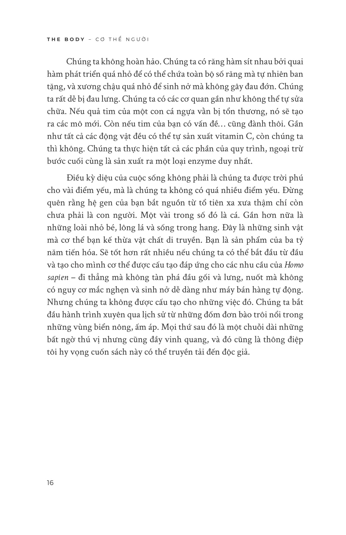 cơ thể người - chuyến du hành đến mọi bộ phận của chúng ta