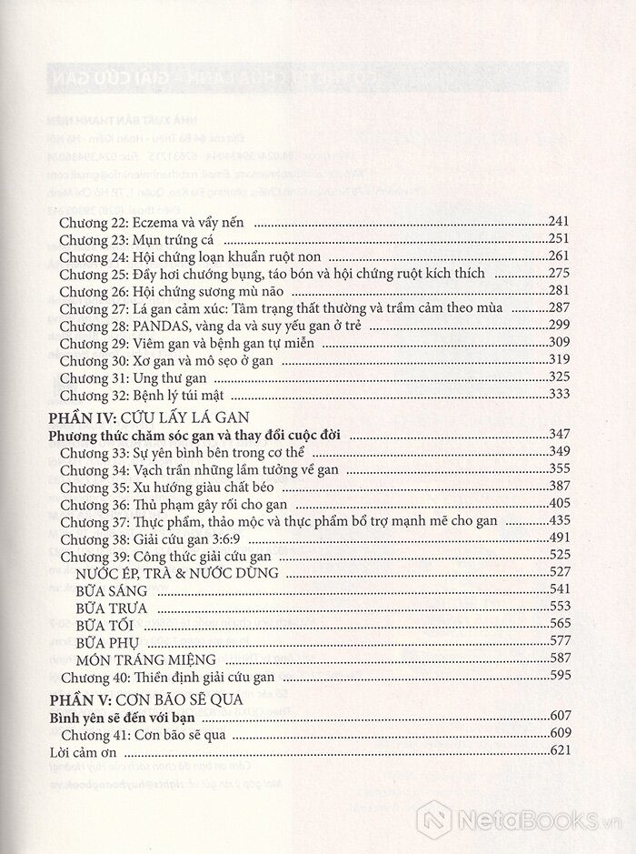 cơ thể tự chữa lành: giải cứu gan