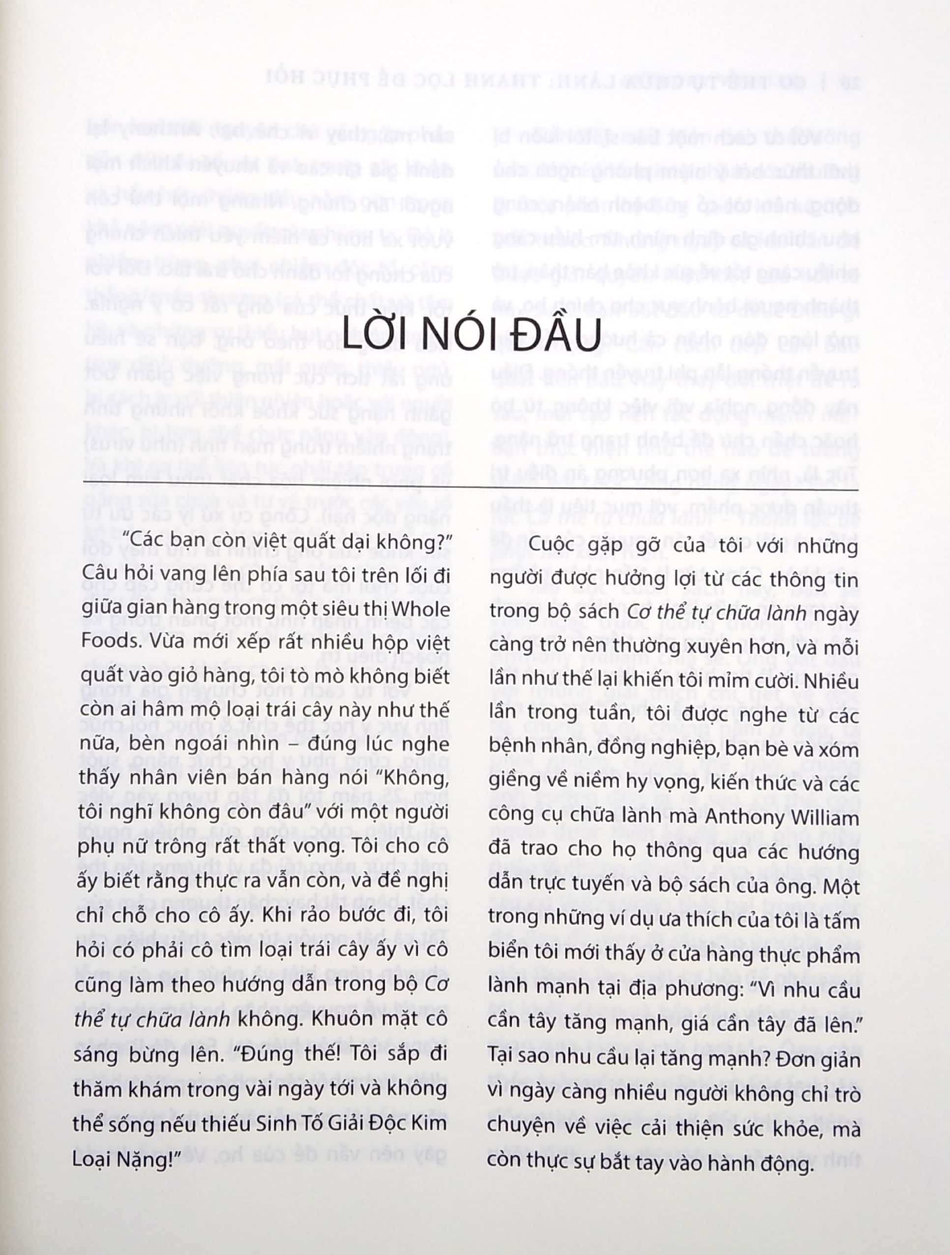 cơ thể tự chữa lành - thanh lọc để phục hồi