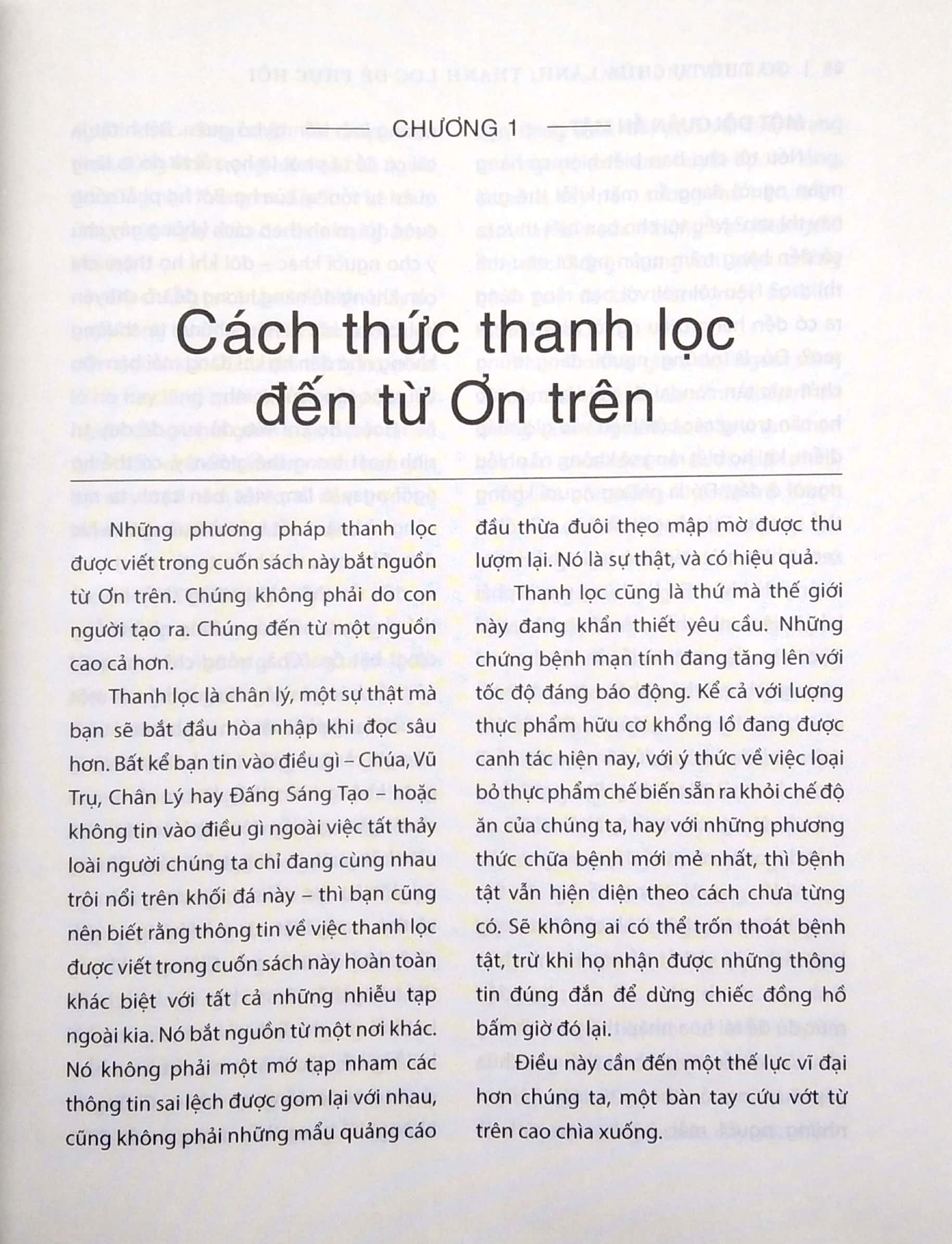 cơ thể tự chữa lành - thanh lọc để phục hồi