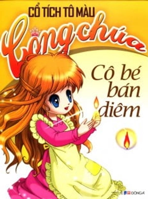 cổ tích tô màu công chúa - cô bé bán diêm