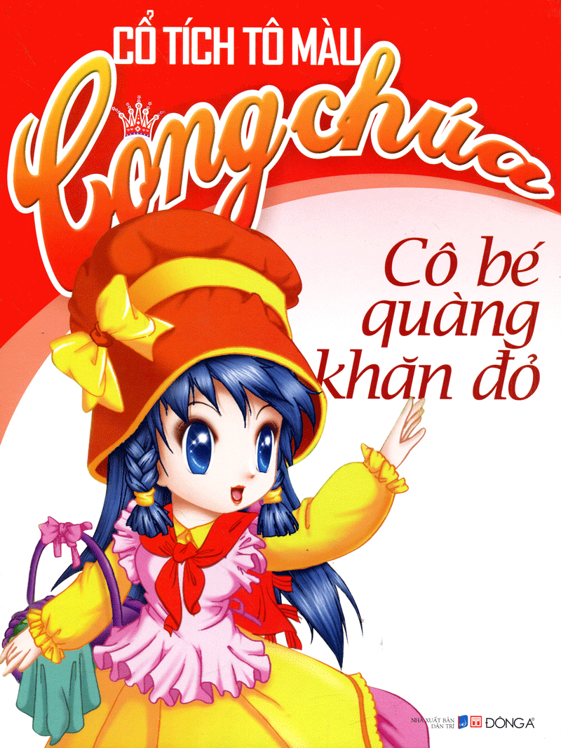 cổ tích tô màu công chúa - cô bé quàng khăn đỏ