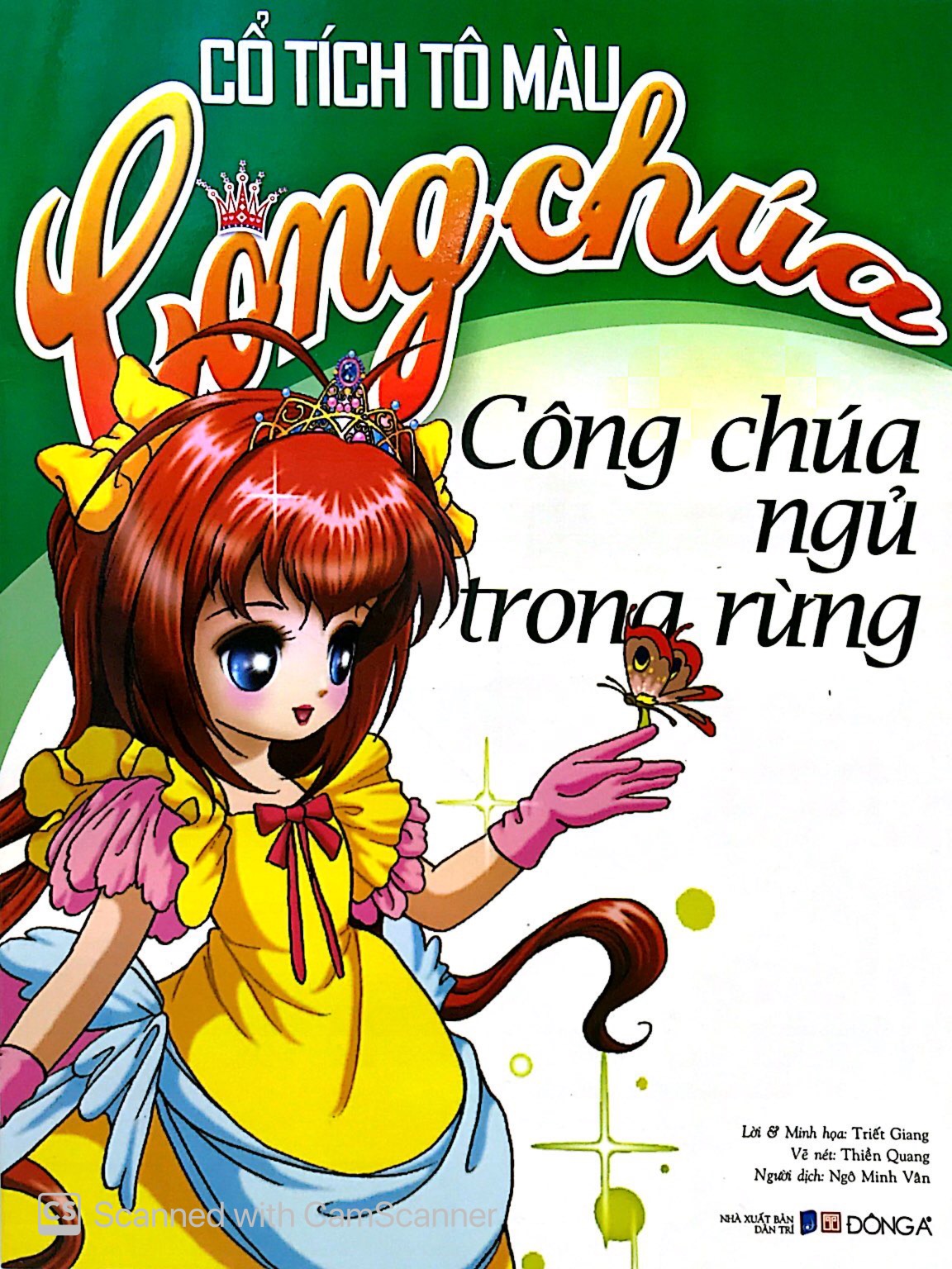 cổ tích tô màu công chúa - công chúa ngủ trong rừng