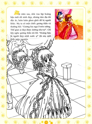 cổ tích tô màu công chúa - nàng bạch tuyết