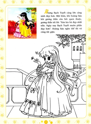 cổ tích tô màu công chúa - nàng bạch tuyết