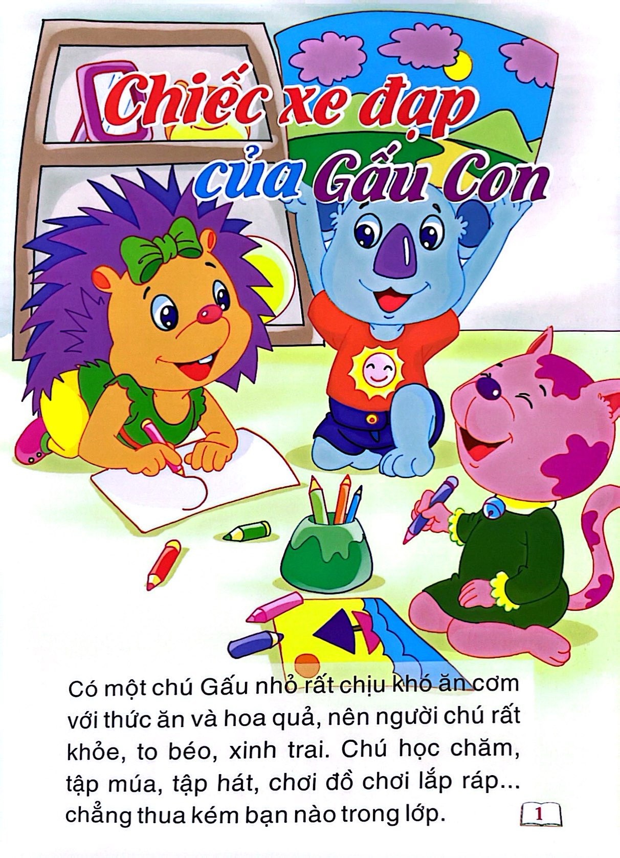 cổ tích trăng non - chiếc xe đạp của gấu con