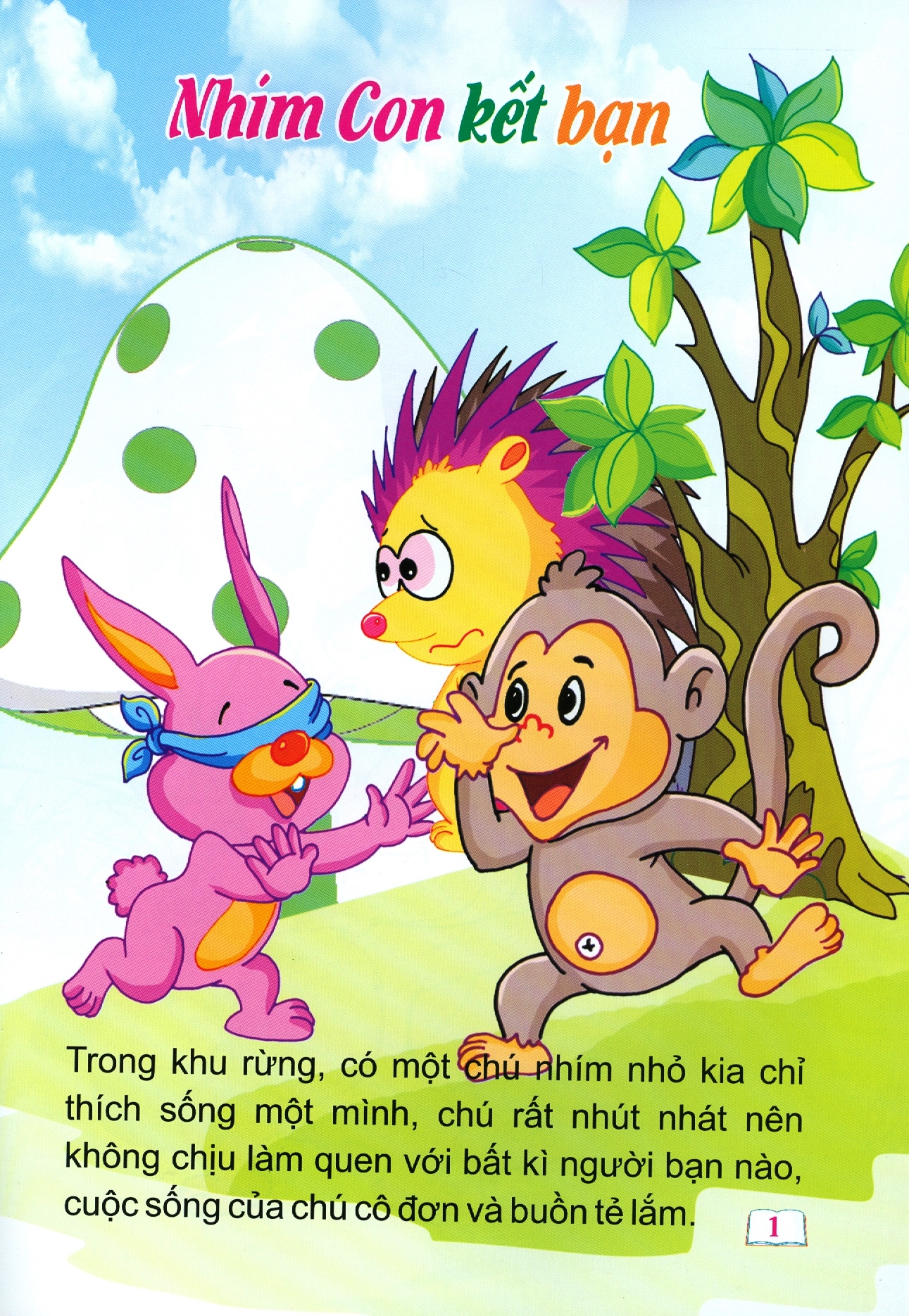 cổ tích trăng non - nhím con kết bạn