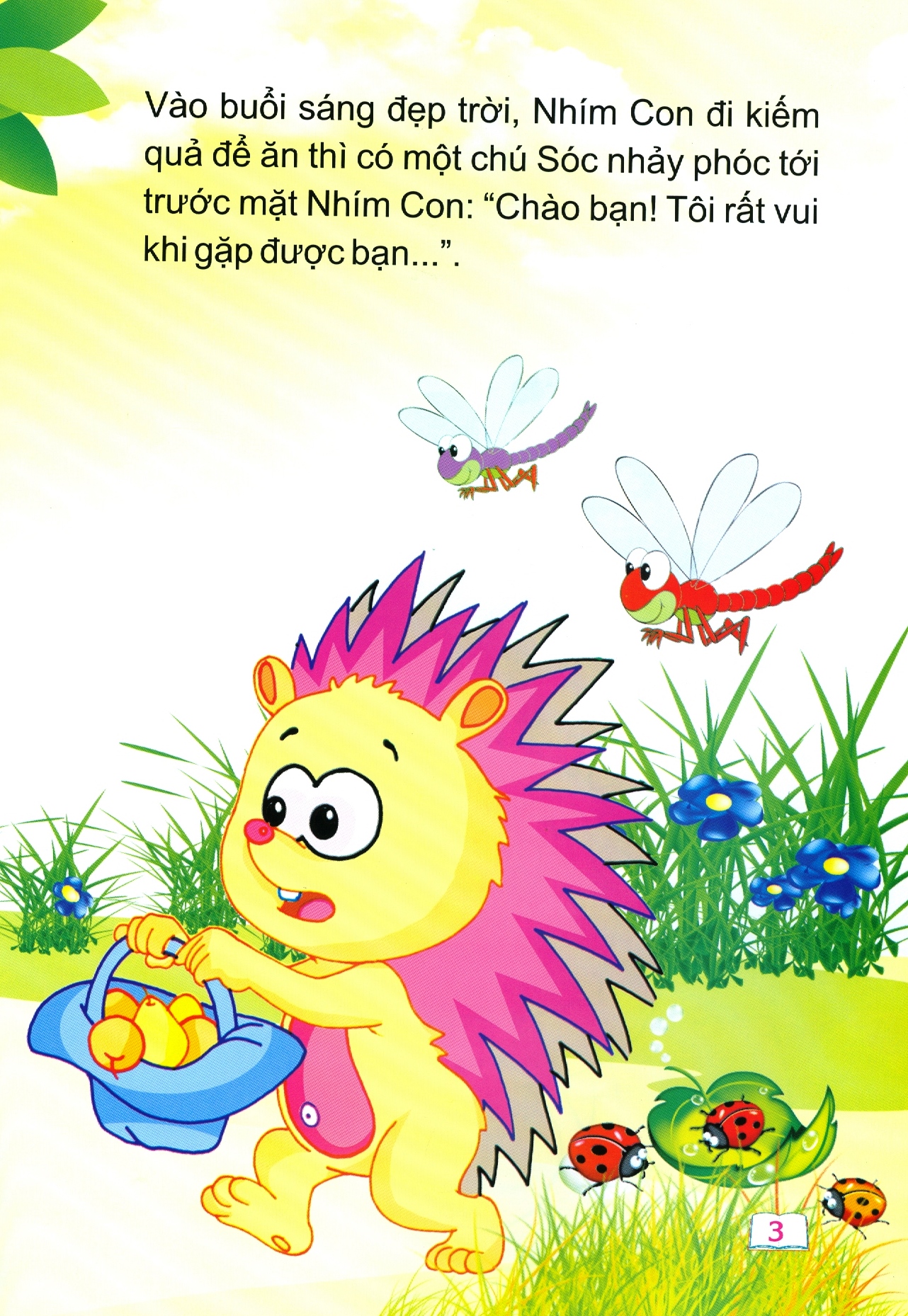 cổ tích trăng non - nhím con kết bạn