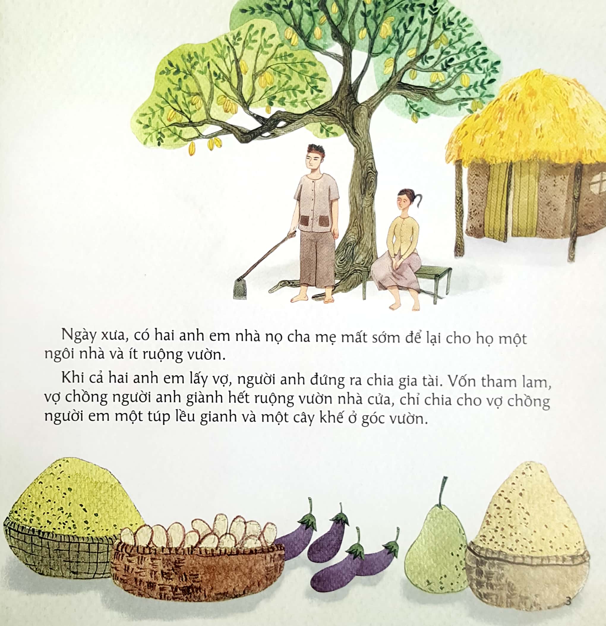 cổ tích việt nam cho bé mẫu giáo - cây khế