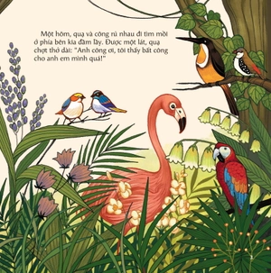 cổ tích việt nam cho bé - quạ và công (tái bản 2022)