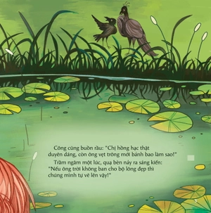 cổ tích việt nam cho bé - quạ và công (tái bản 2022)