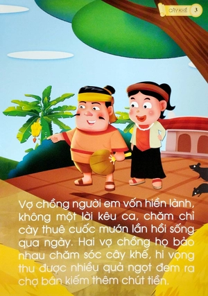 cổ tích việt nam chữ to cho bé tập nói, tập đọc - cây khế