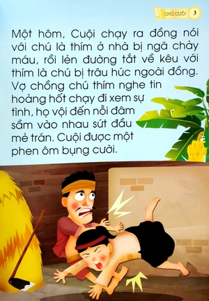 cổ tích việt nam chữ to cho bé tập nói, tập đọc - chú cuội