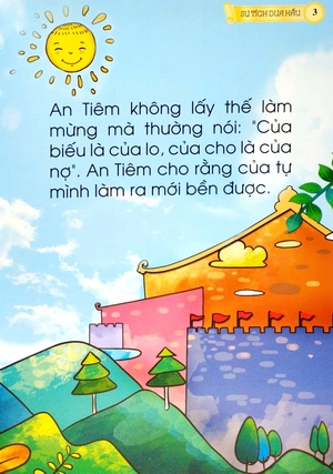 cổ tích việt nam chữ to cho bé tập nói, tập đọc - sự tích dưa hấu