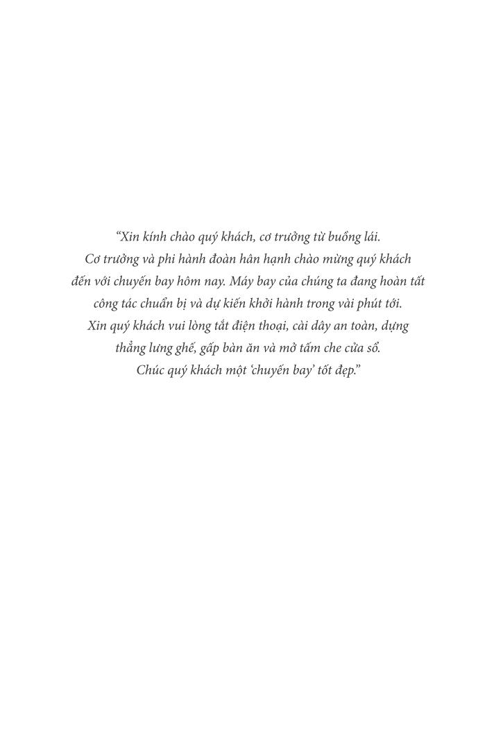 cơ trưởng từ buồng lái