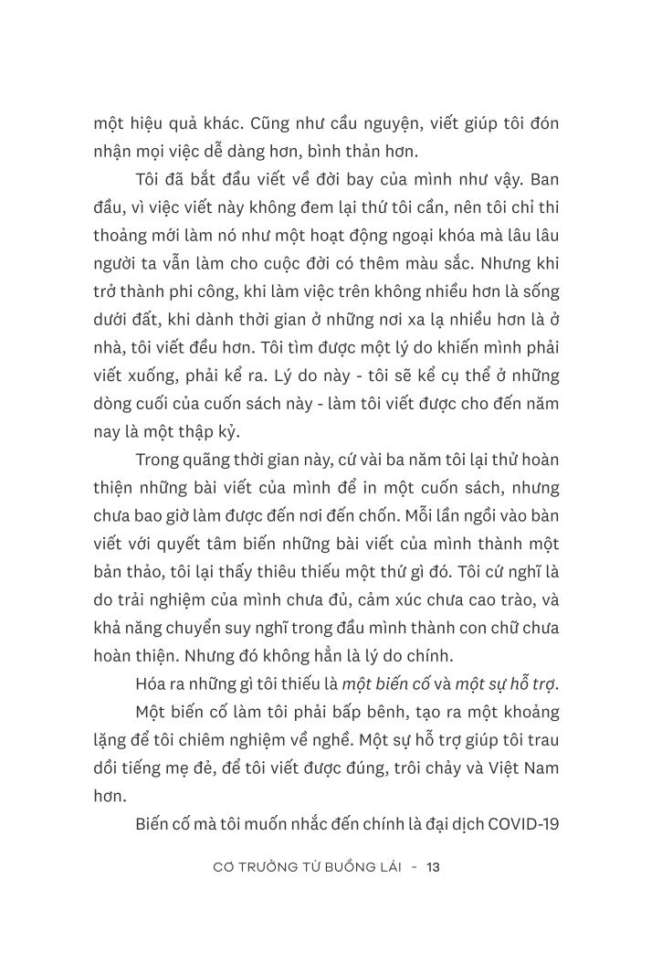 cơ trưởng từ buồng lái