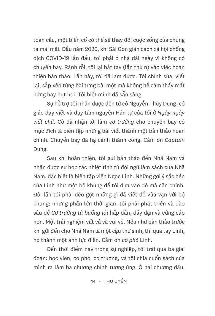 cơ trưởng từ buồng lái