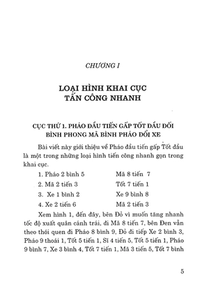 cờ tướng - những phương pháp khai cục mới nhất