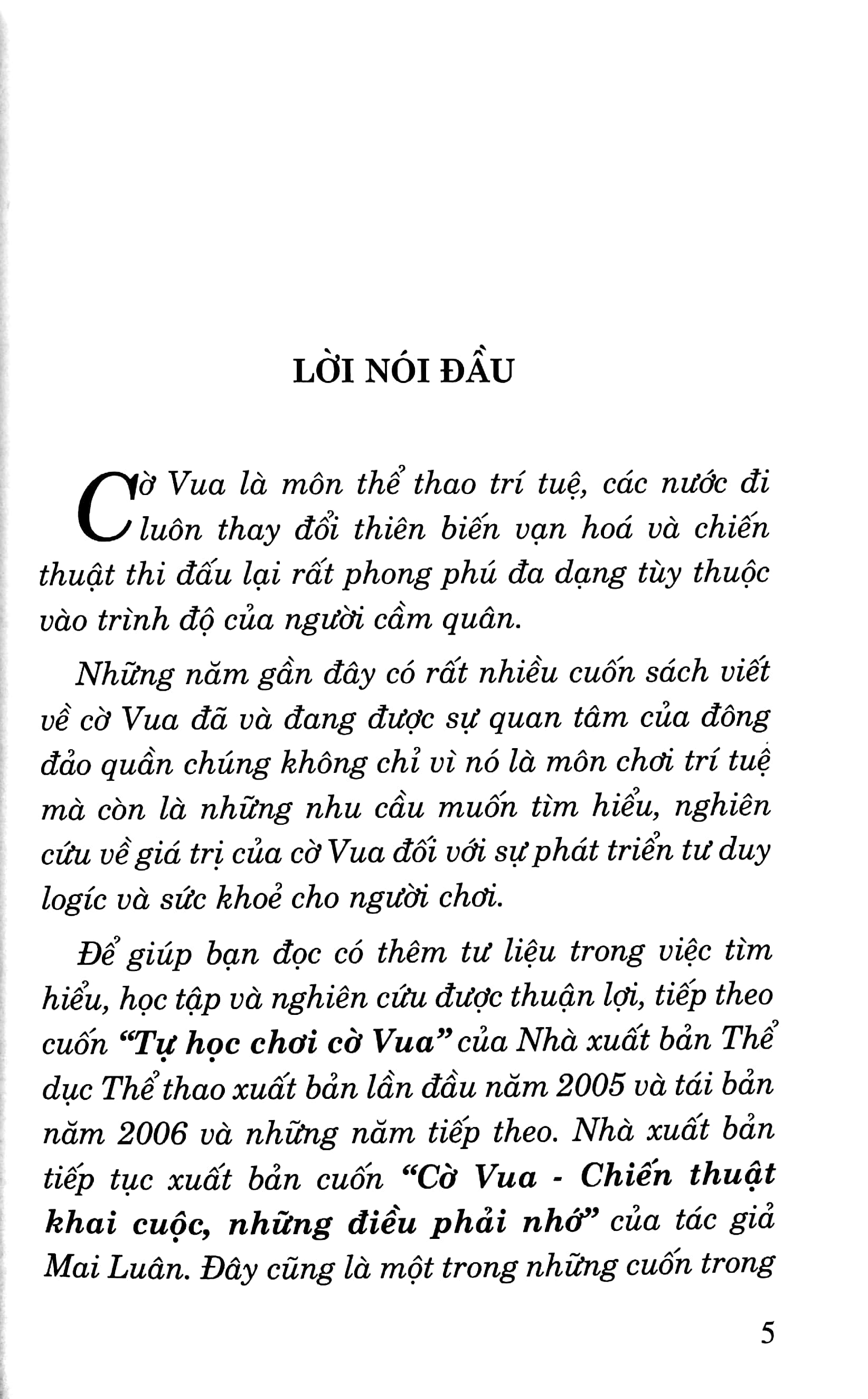 cờ vua - chiến thuật khai cuộc - những điều cần phải nhớ