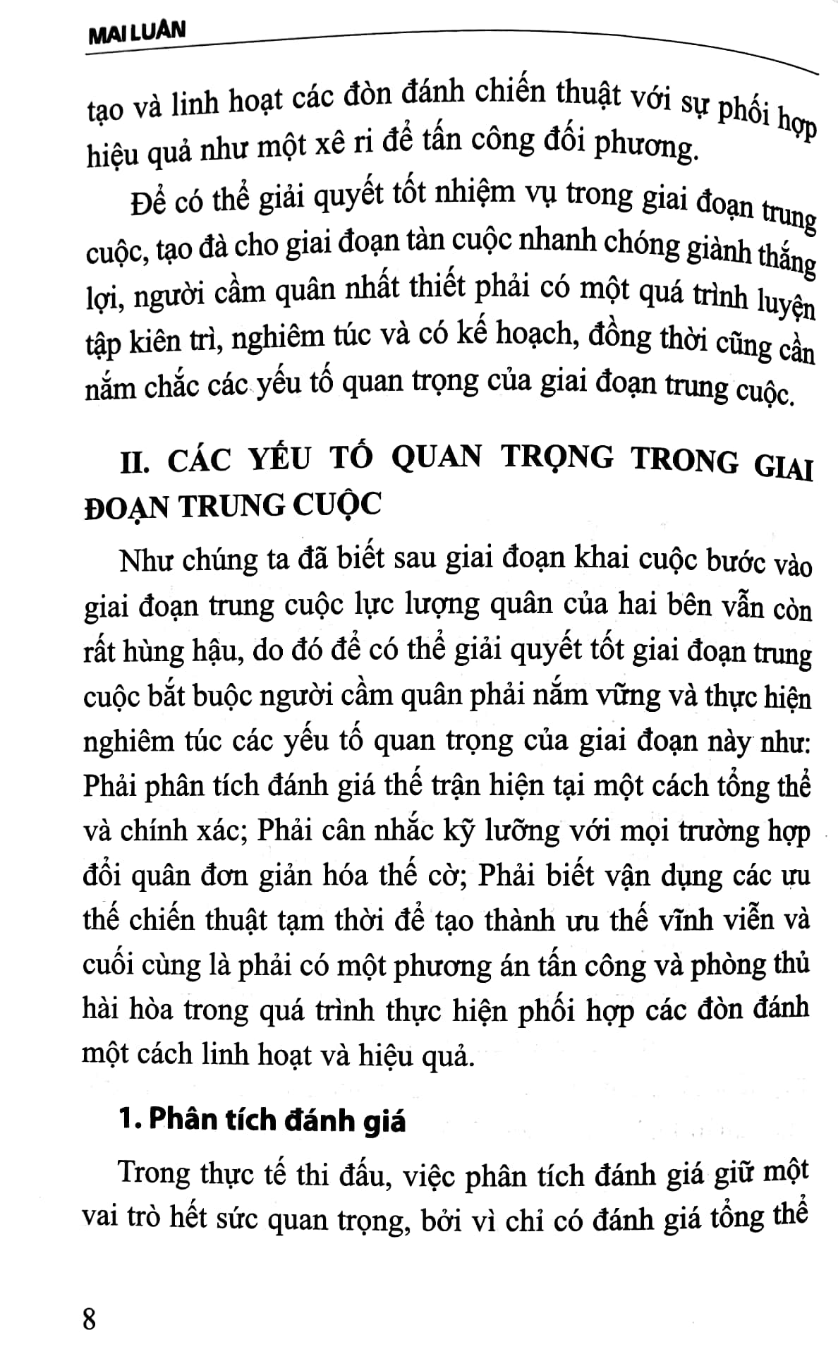 cờ vua - đòn chiến thuật tấn công trong trung cuộc