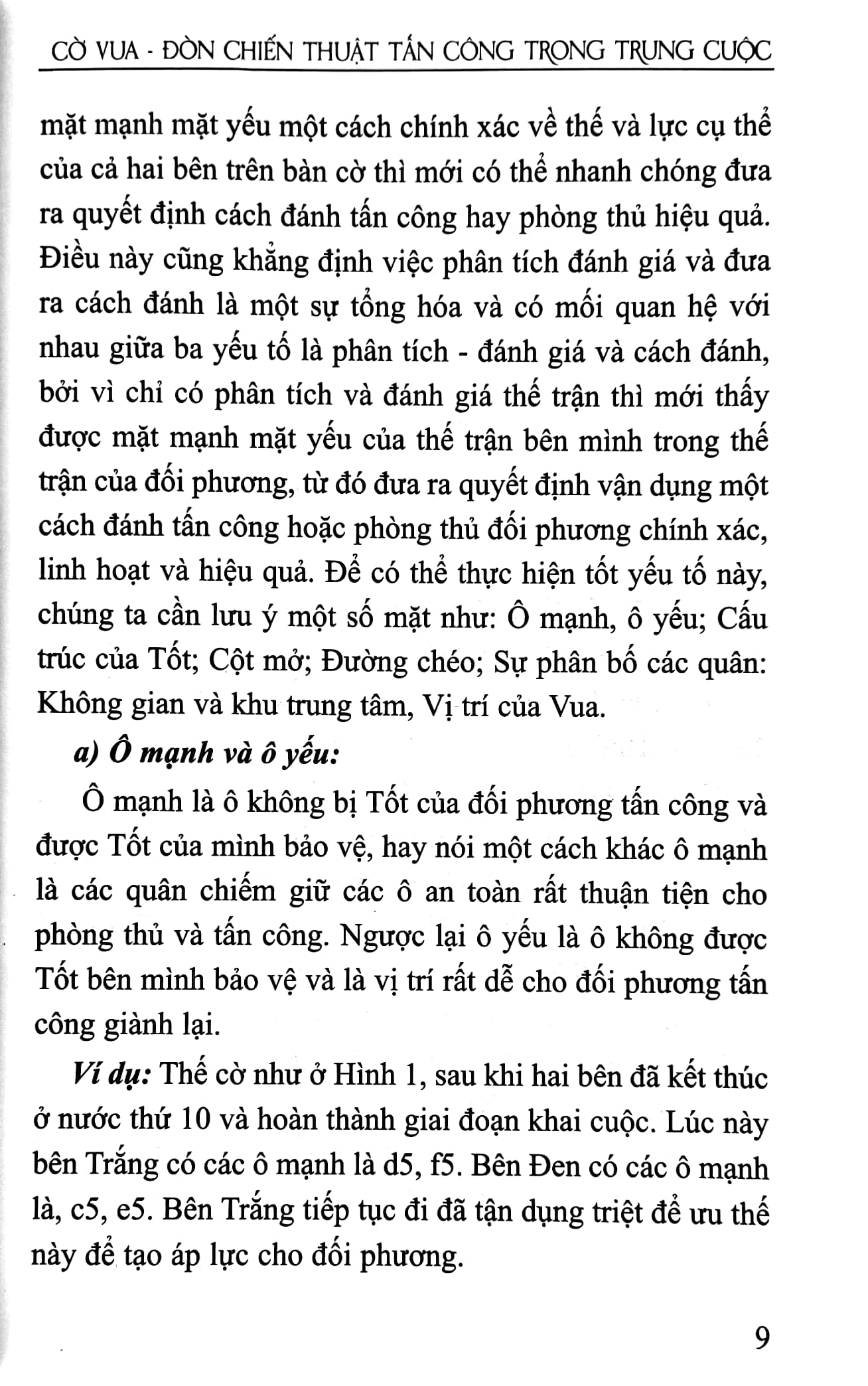 cờ vua - đòn chiến thuật tấn công trong trung cuộc