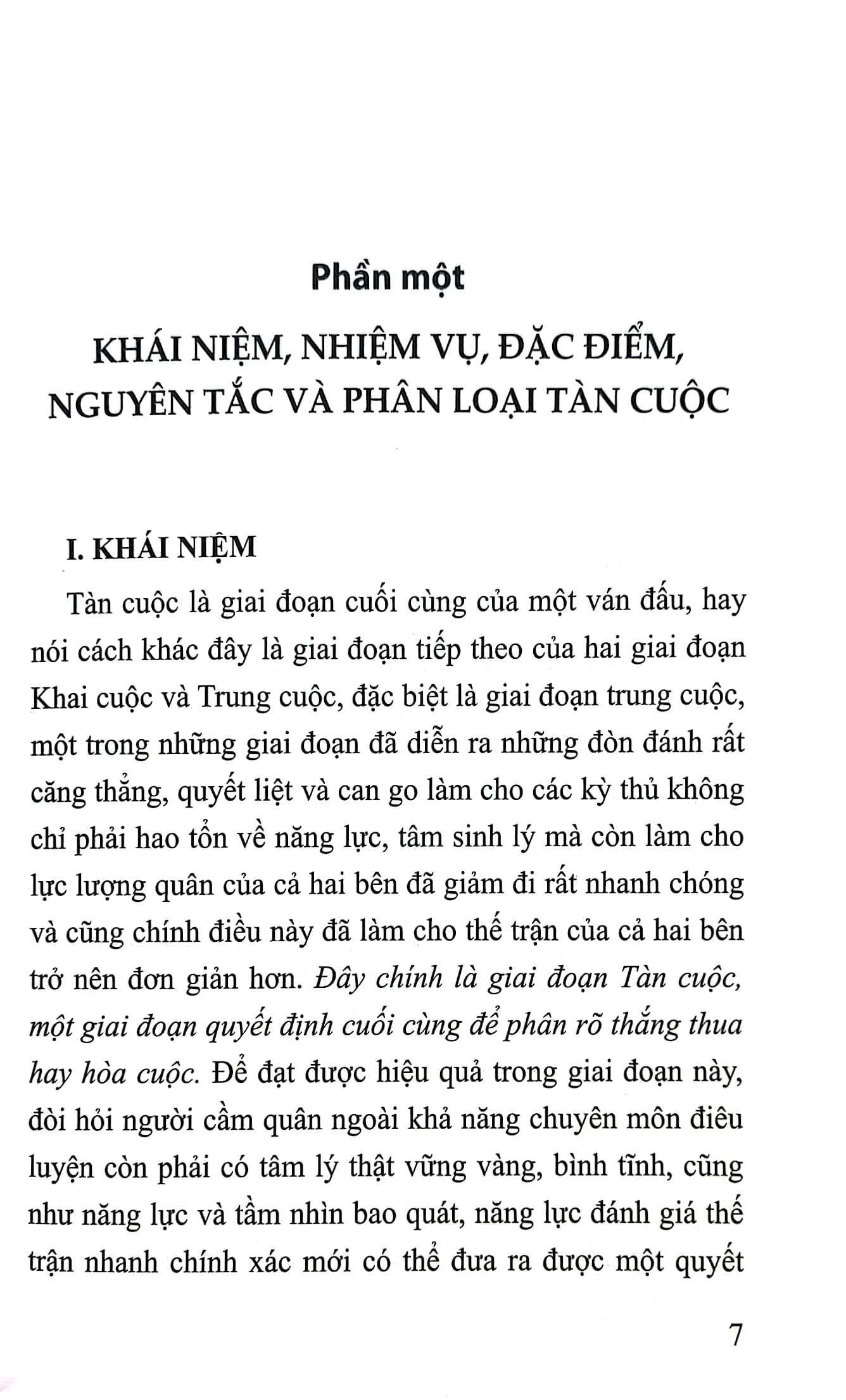cờ vua - đòn đánh quyết định trong tàn cuộc