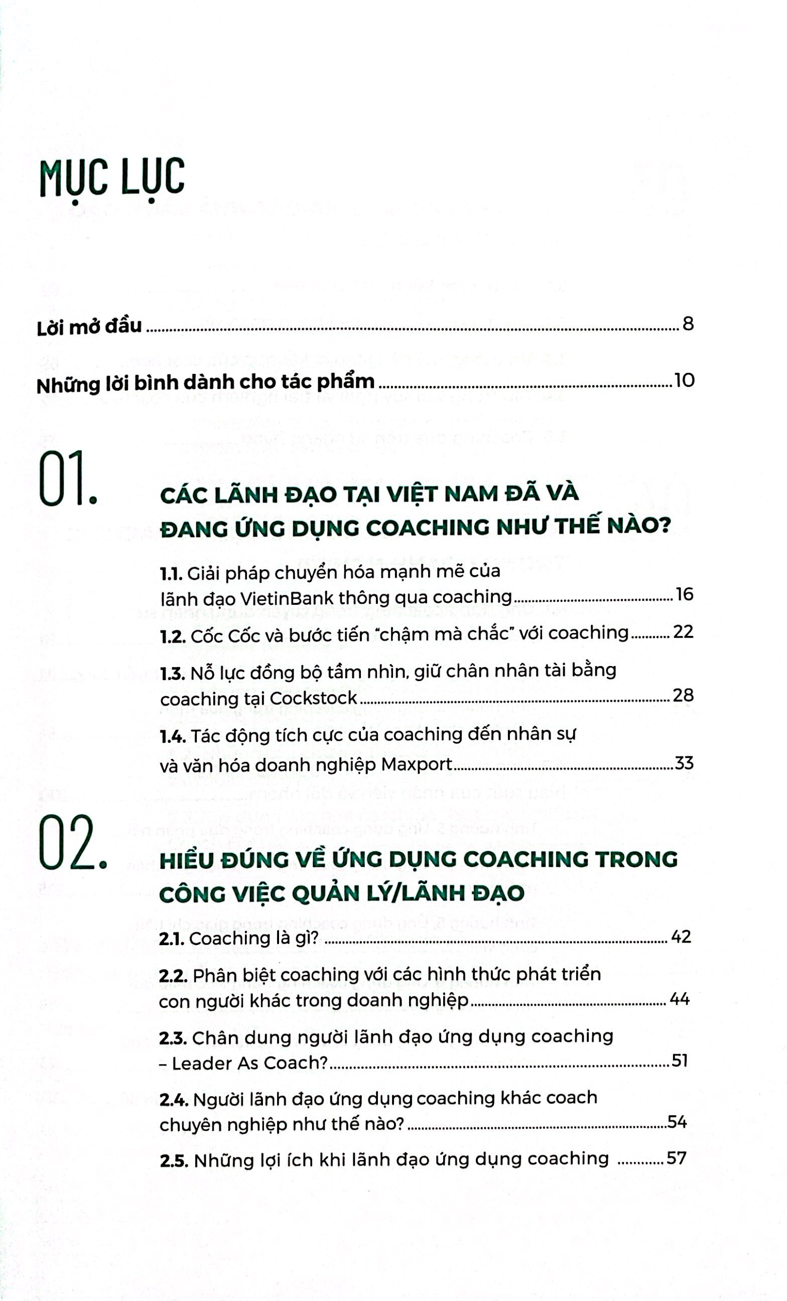 coaching - quyền năng của nhà lãnh đạo