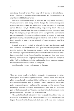 code to joy - why everyone should learn a little programming