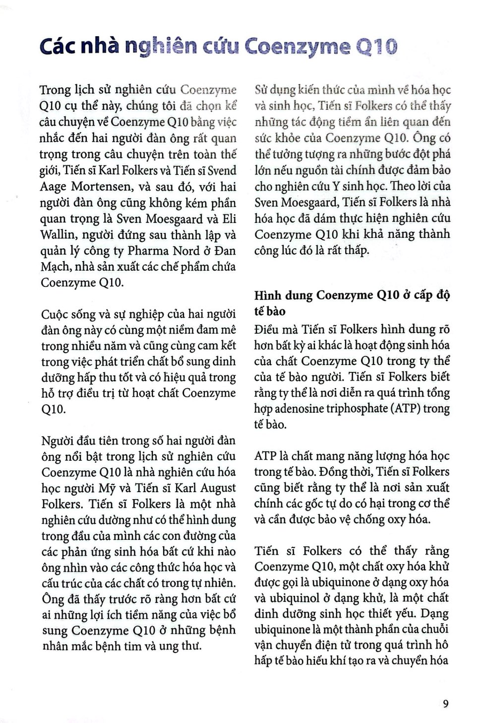 coenzyme q10 - nguồn năng lượng cho cơ thể