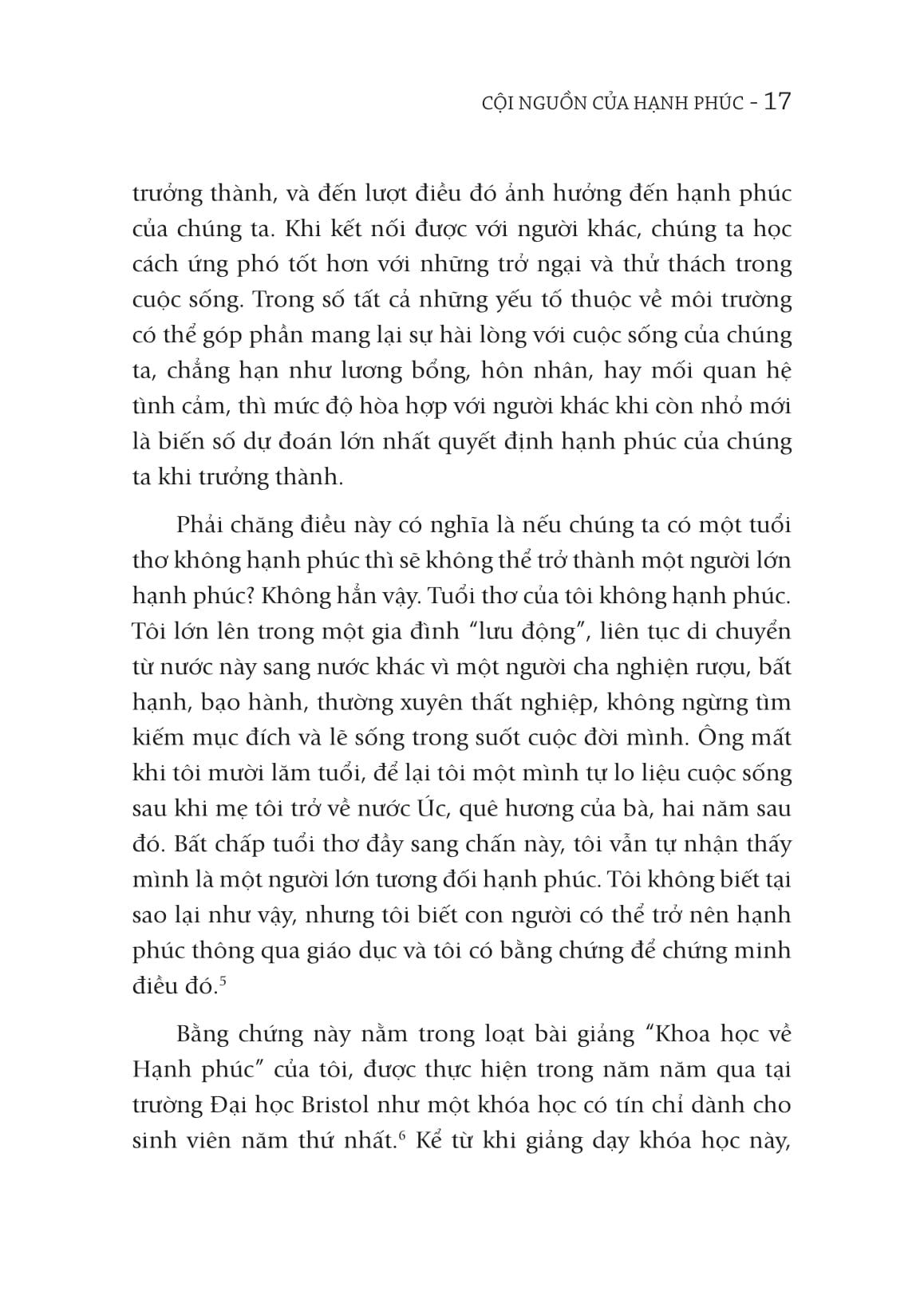 Coi Nguon Cua Hanh Phuc - The Science Of Happiness - Seven Lessons For Living Well