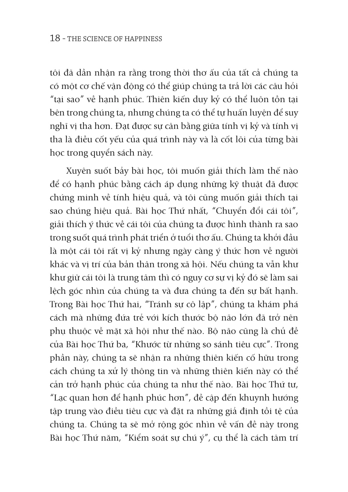 Coi Nguon Cua Hanh Phuc - The Science Of Happiness - Seven Lessons For Living Well